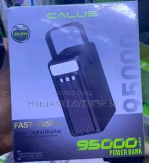 Calus ≈100,000 Mah Primium Quality Power Bank 20+ Phones Fast Charging