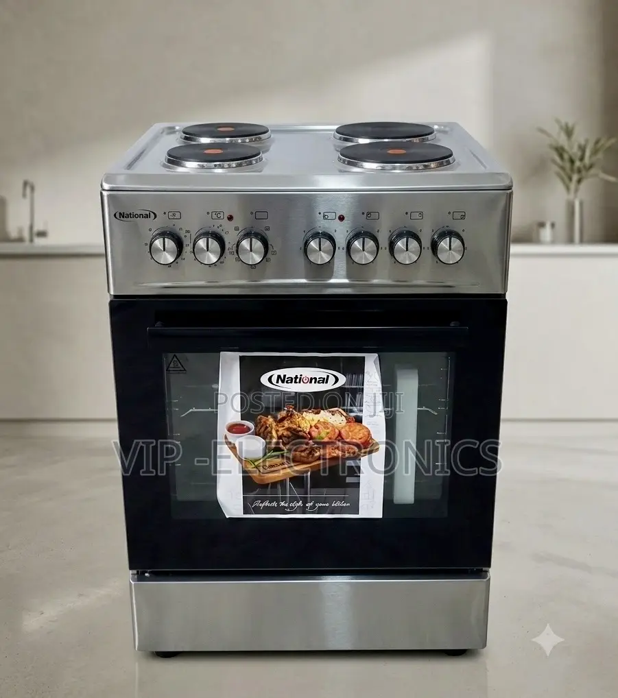 National Oven 60×60cm Electric Cooker Freestanding Oven