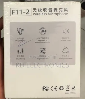 F11-2 Dual Wireless Microphone Set (Brand New)