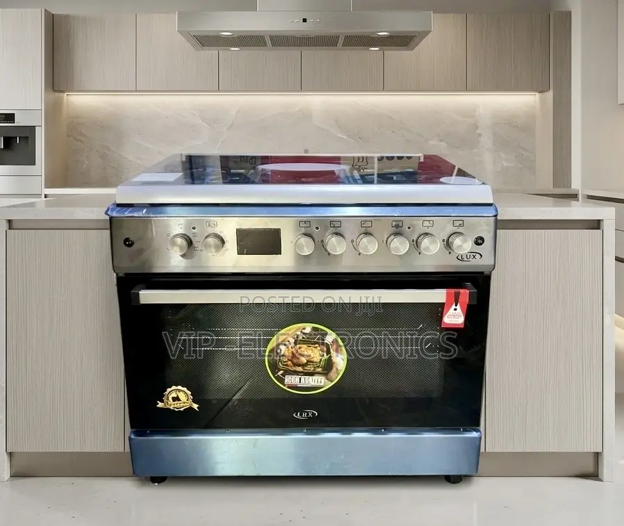 Lux 60×90cm Gas Cooker With Electric Oven –Stainless Steel
