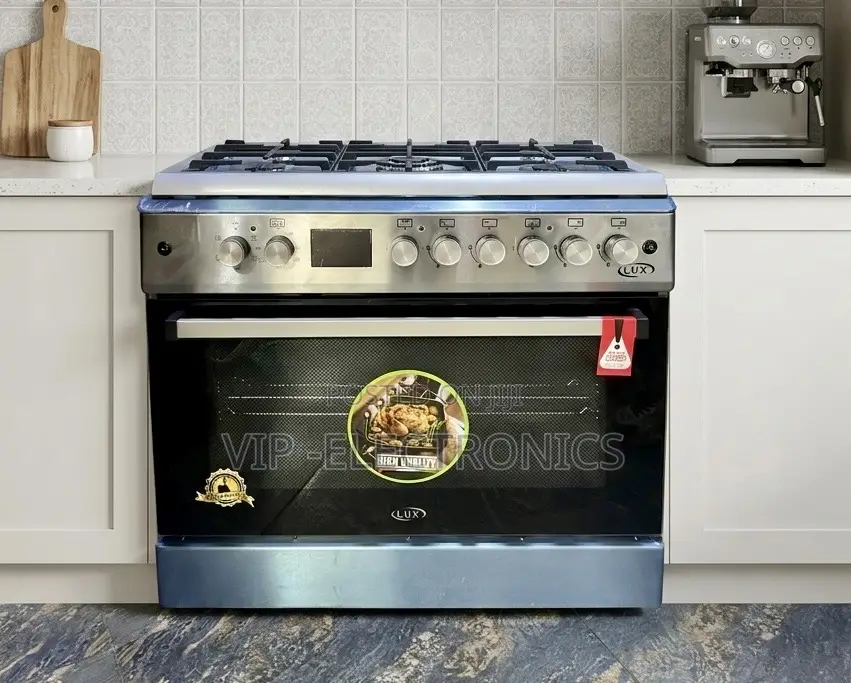Lux 60×90cm Gas Cooker With Electric Oven –Stainless Steel