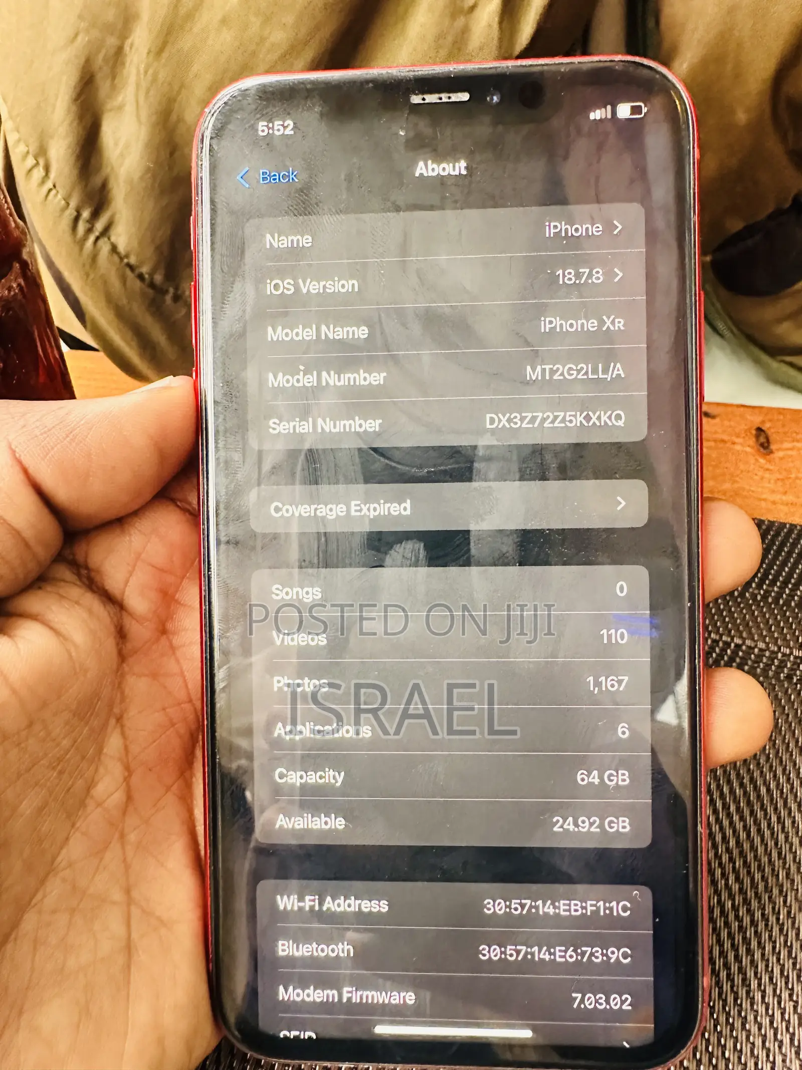 Apple iPhone XR 64 GB Red