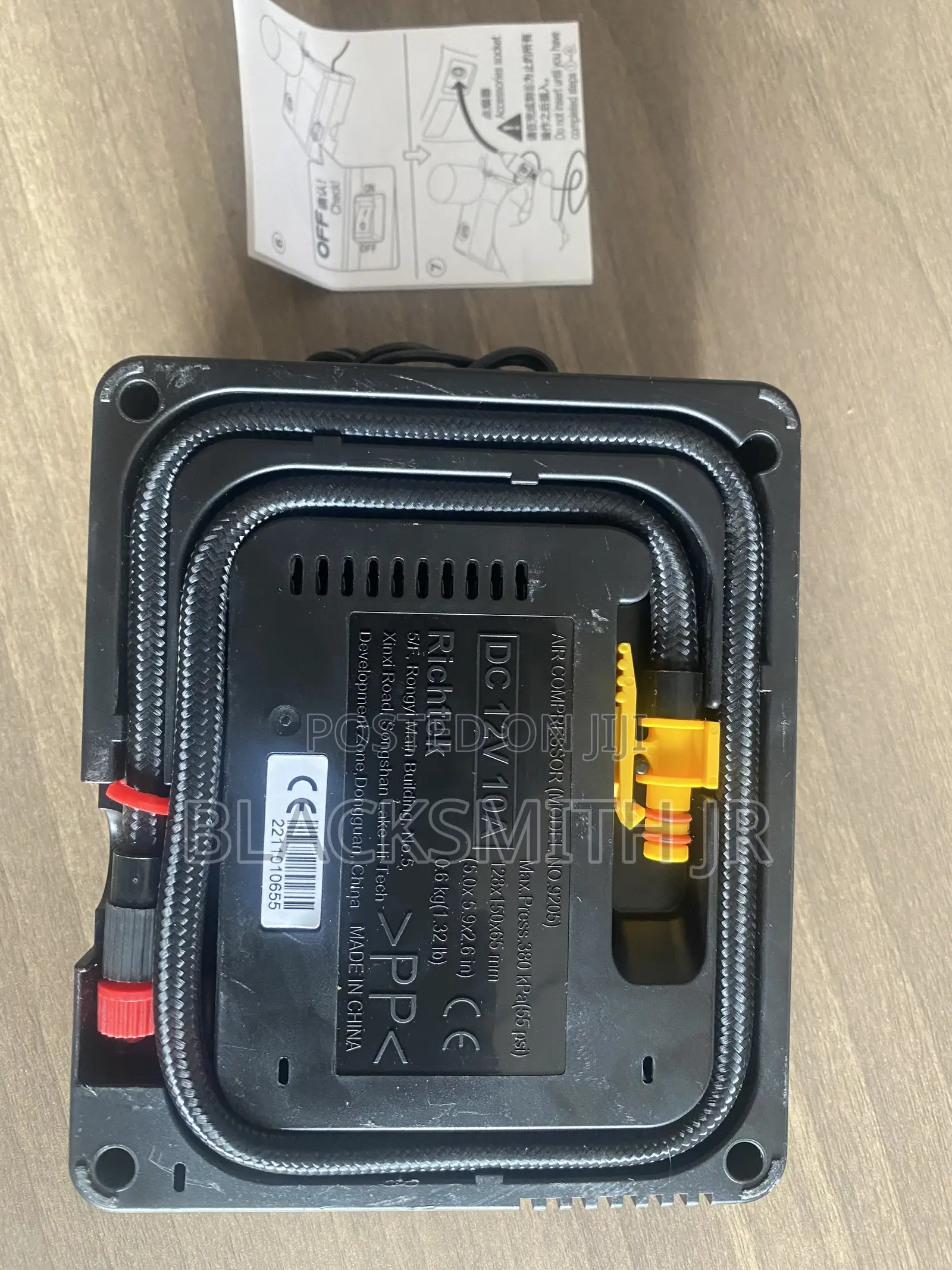 Air Compressor (Tire Inflator)