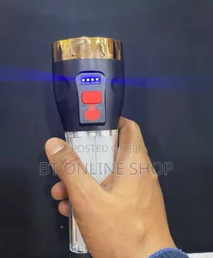 Rechargeable and Solar Led Flashlight