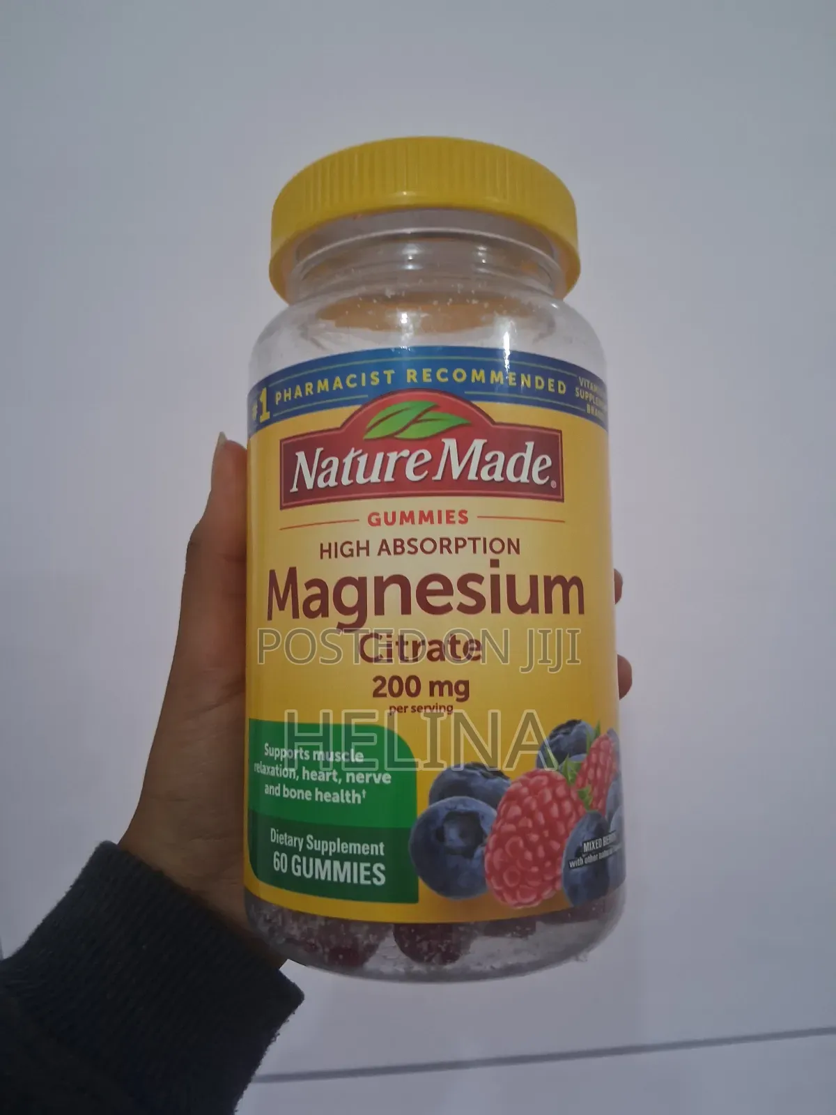 Magnesium Citrate 200mg Per Serving 60 Gummies Original From Usa