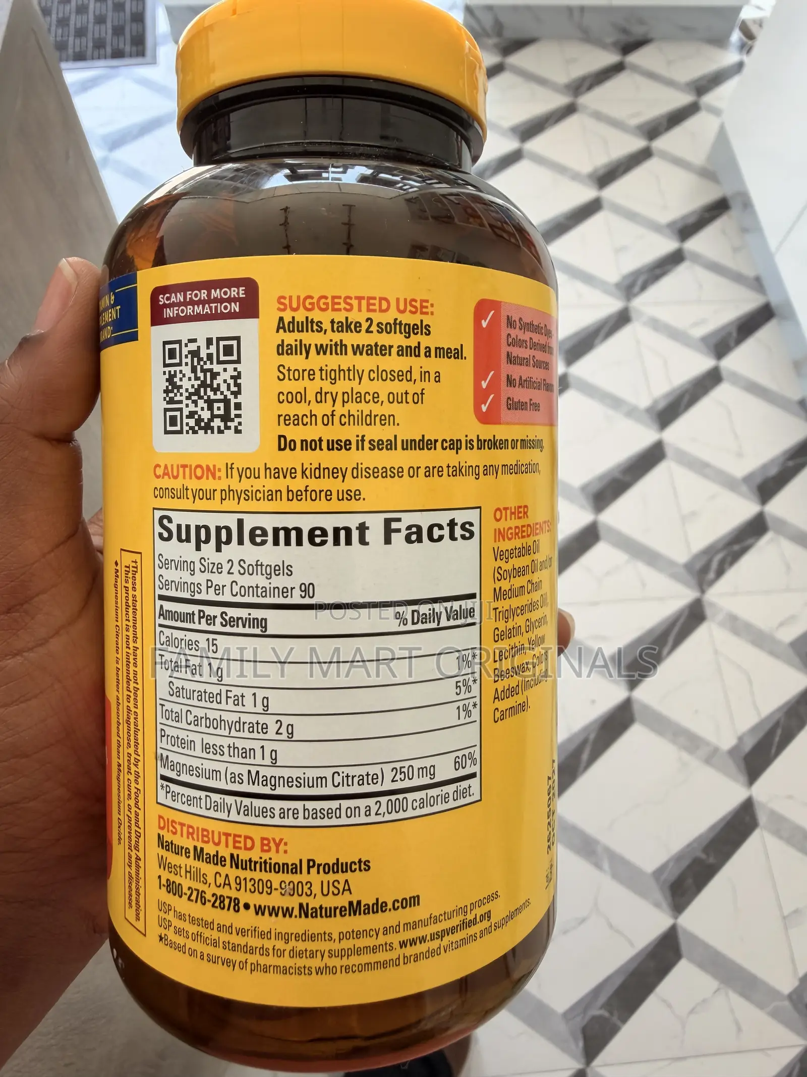 Magnesium Citrate 250 Mg