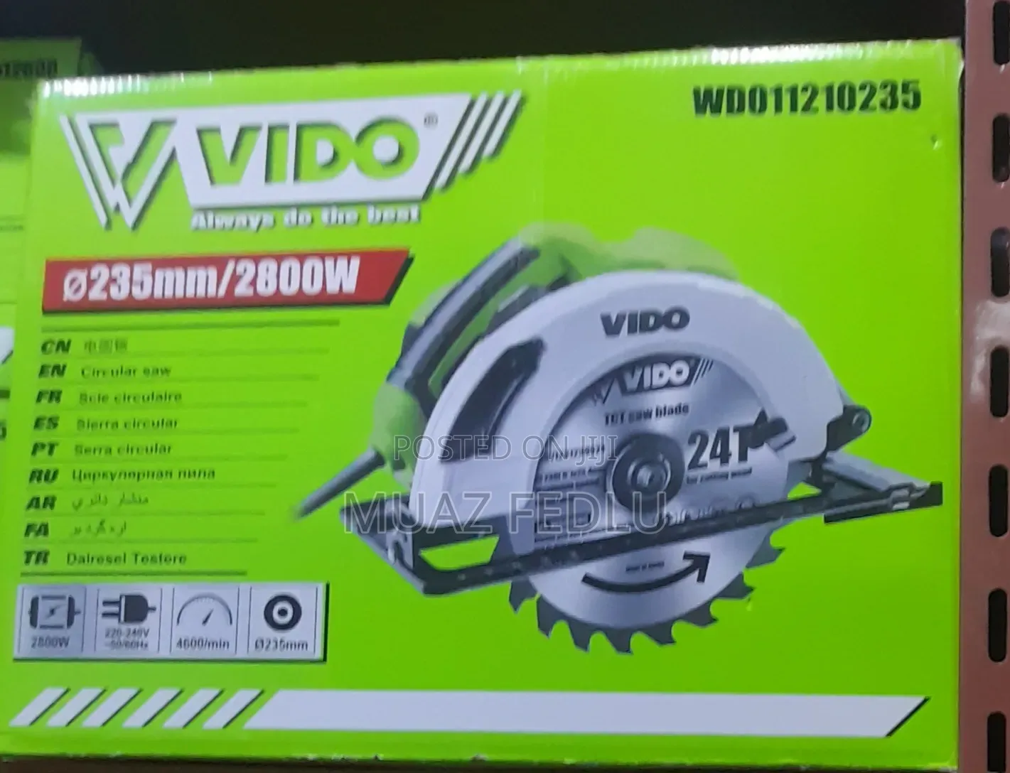 Vido Circulare Saw 2800w