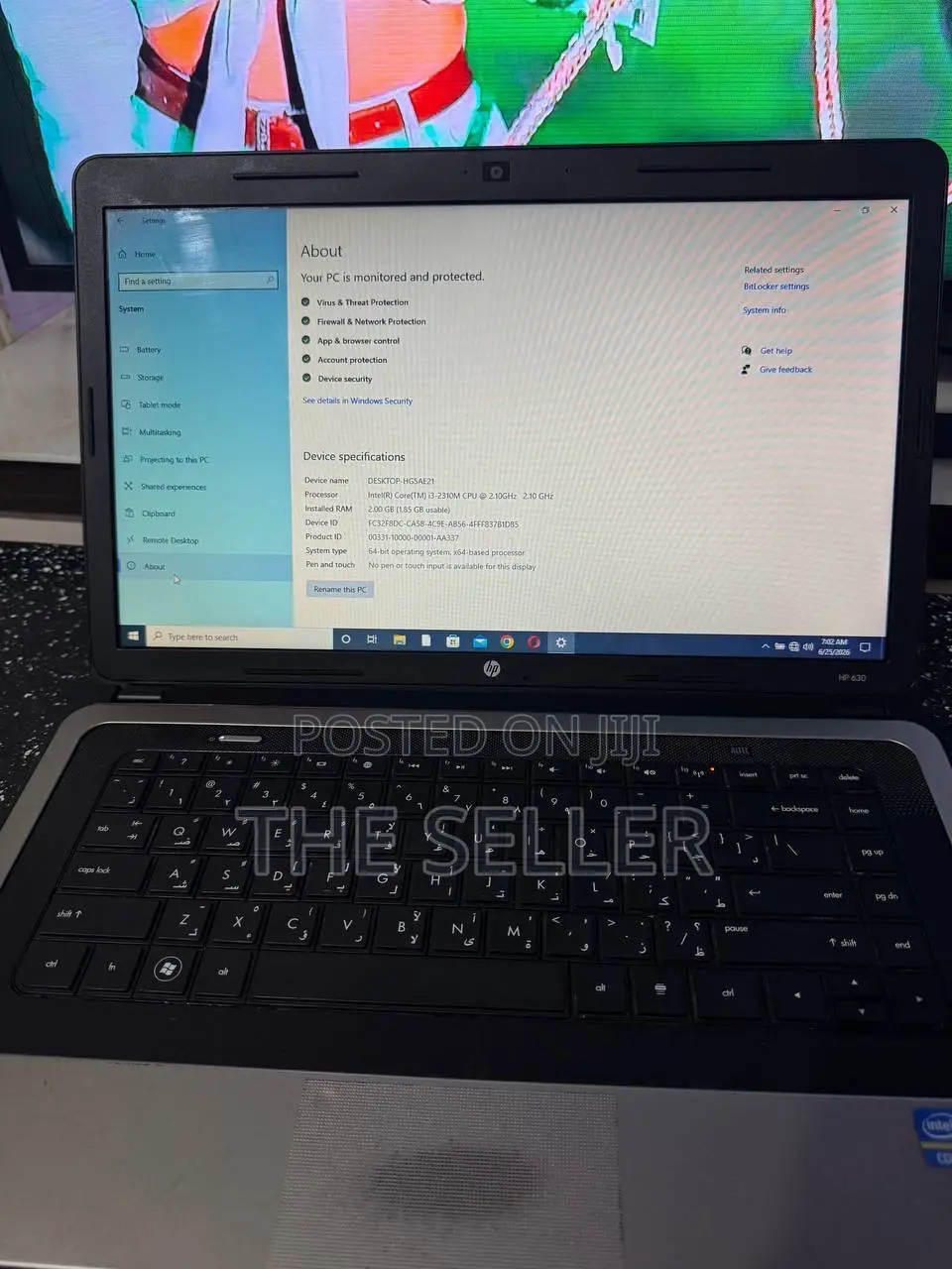 Laptop HP 630 2GB Intel Core 3 HDD 320GB