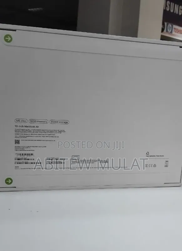 New Laptop Apple MacBook Air 2026 M5 16GB Apple M5 SSD 512GB