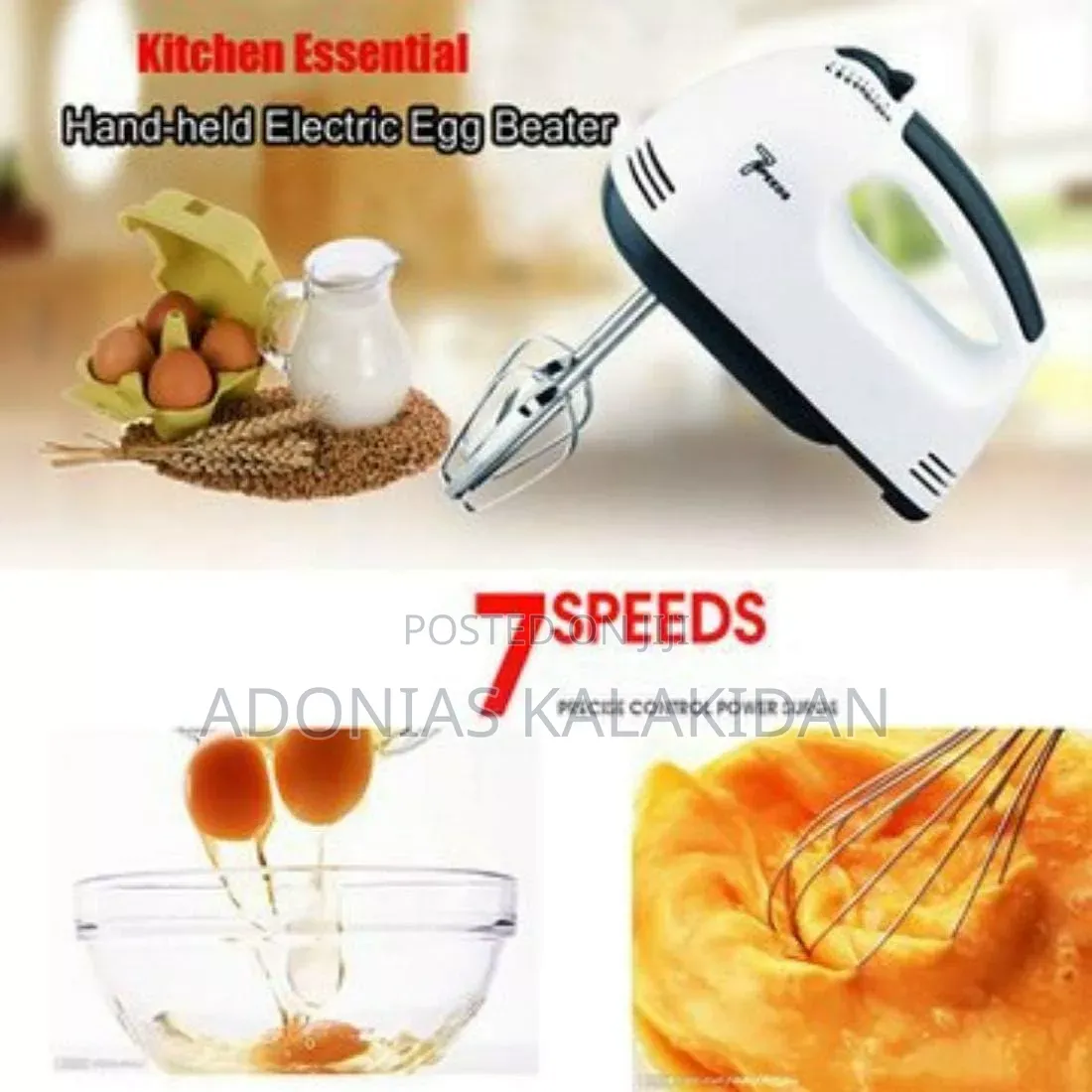 7 Speed Hand Mixer