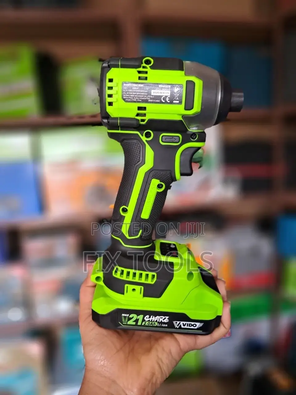 Vido 21v Brushless Cordless Combo Kit Impact Drill and Wrench Set.