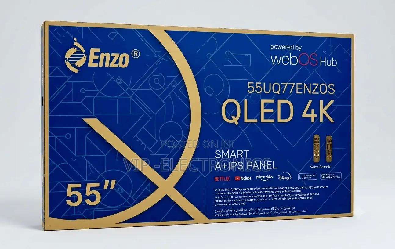 Enzo 55 Inch Tv Qled Smart Tv – Ultra Hd Webos Smart