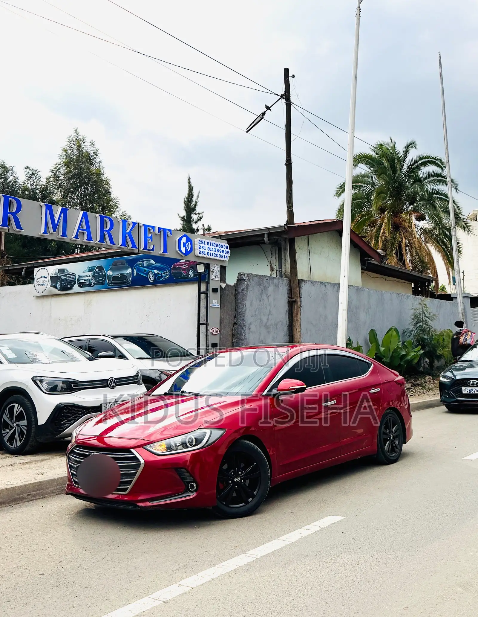 Hyundai Avante 2017 Burgundy