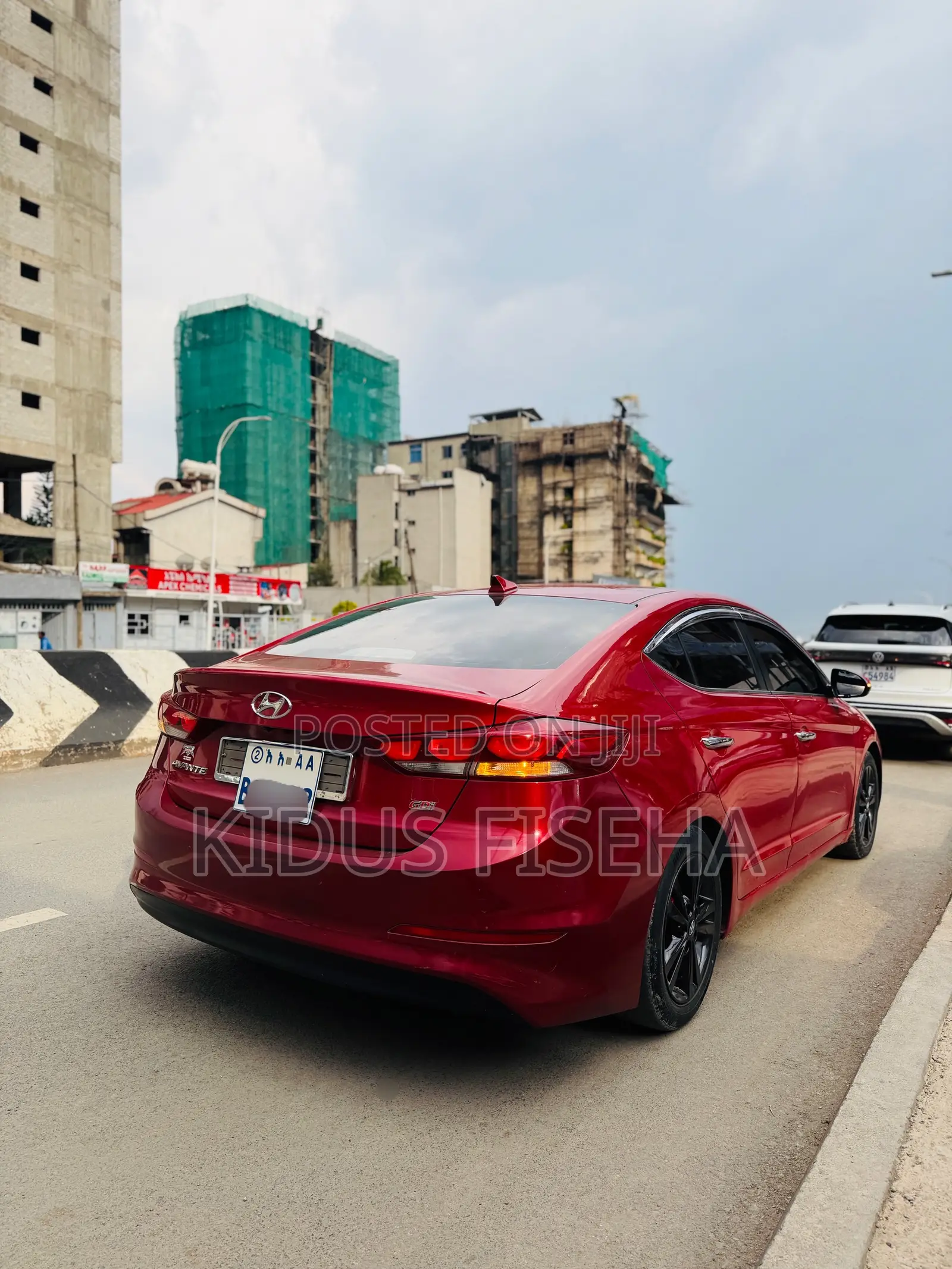 Hyundai Avante 2017 Burgundy