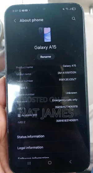 Samsung Galaxy A15 256 GB Blue