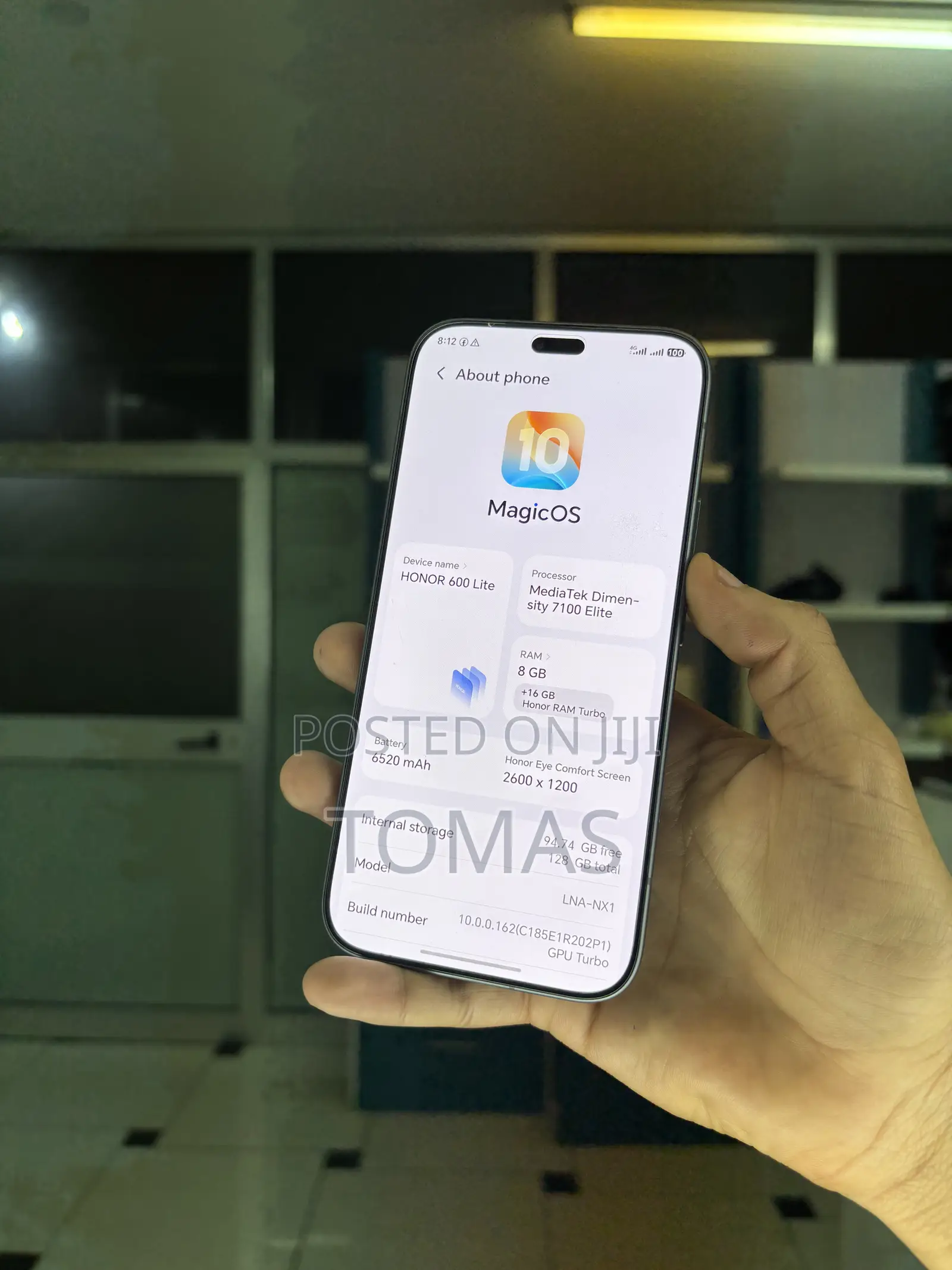 New Honor 600 128 GB Black