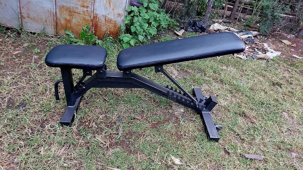Adjustable Weight Bench and Dumbbells
