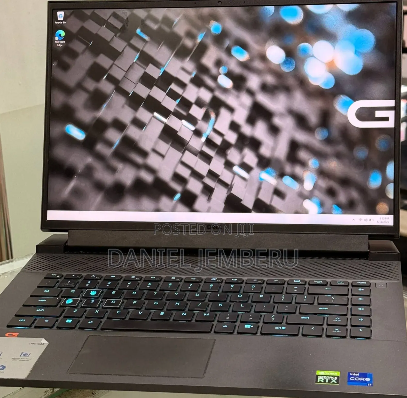 New Laptop Dell G16 7630 16GB Intel Core i7 SSD 1T