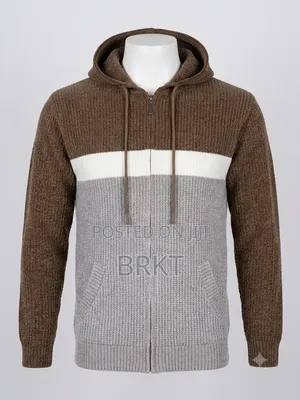 ጥራት ያለው የክረምት ባለ ኮፍያ ሹራብ (Sizes,M, L)