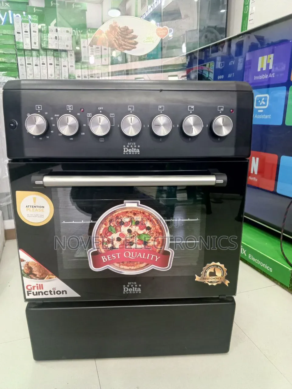 Crowne Gas Stove — አዲስ ዘመናዊ የጋዝና መብራት ማብሰያ ማሽን