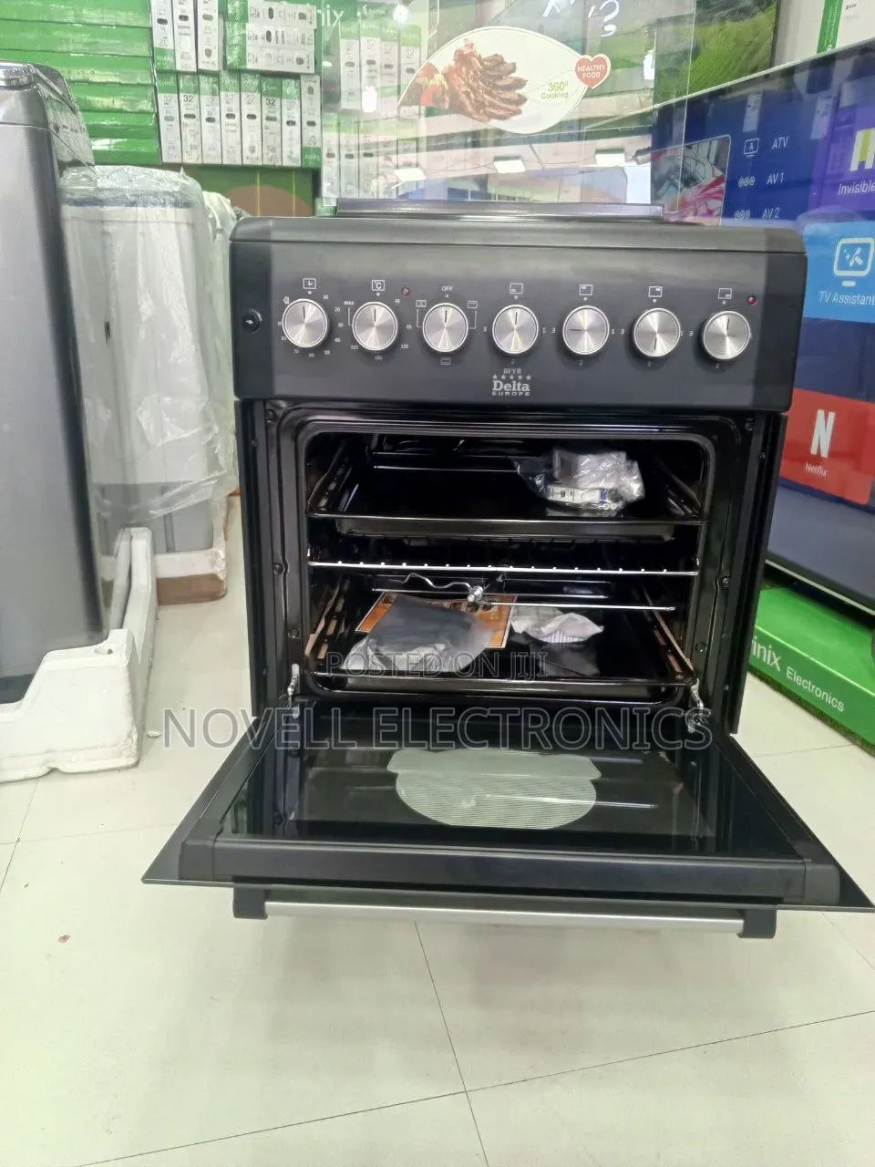 Crowne Gas Stove — አዲስ ዘመናዊ የጋዝና መብራት ማብሰያ ማሽን