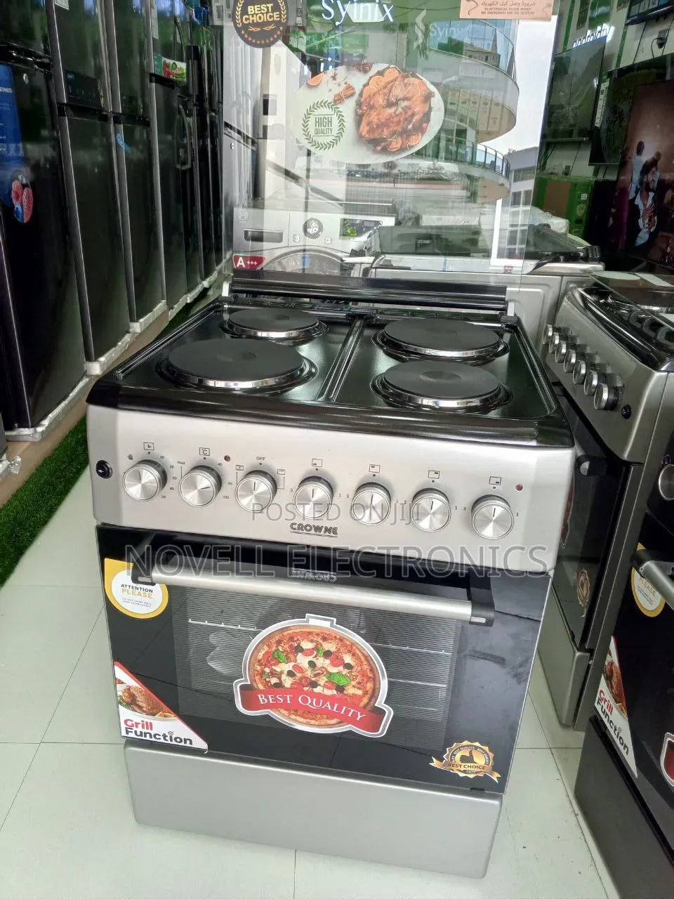 Crowne Gas Stove — አዲስ ዘመናዊ የጋዝና መብራት ማብሰያ ማሽን