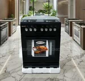 National Oven 60×60cm Freestanding Cooker With Oven – Black Edition