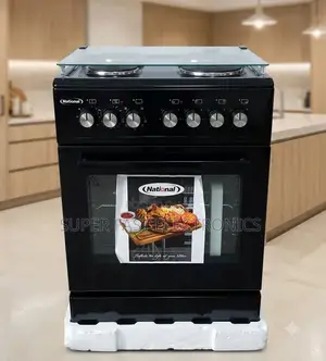 National Oven 60×60cm Freestanding Cooker With Oven – Black Edition