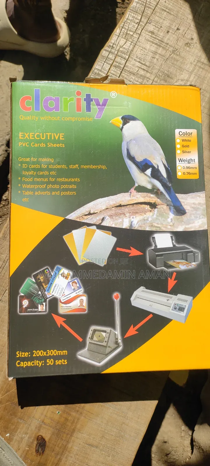 Clarity PVC Cared Sheet