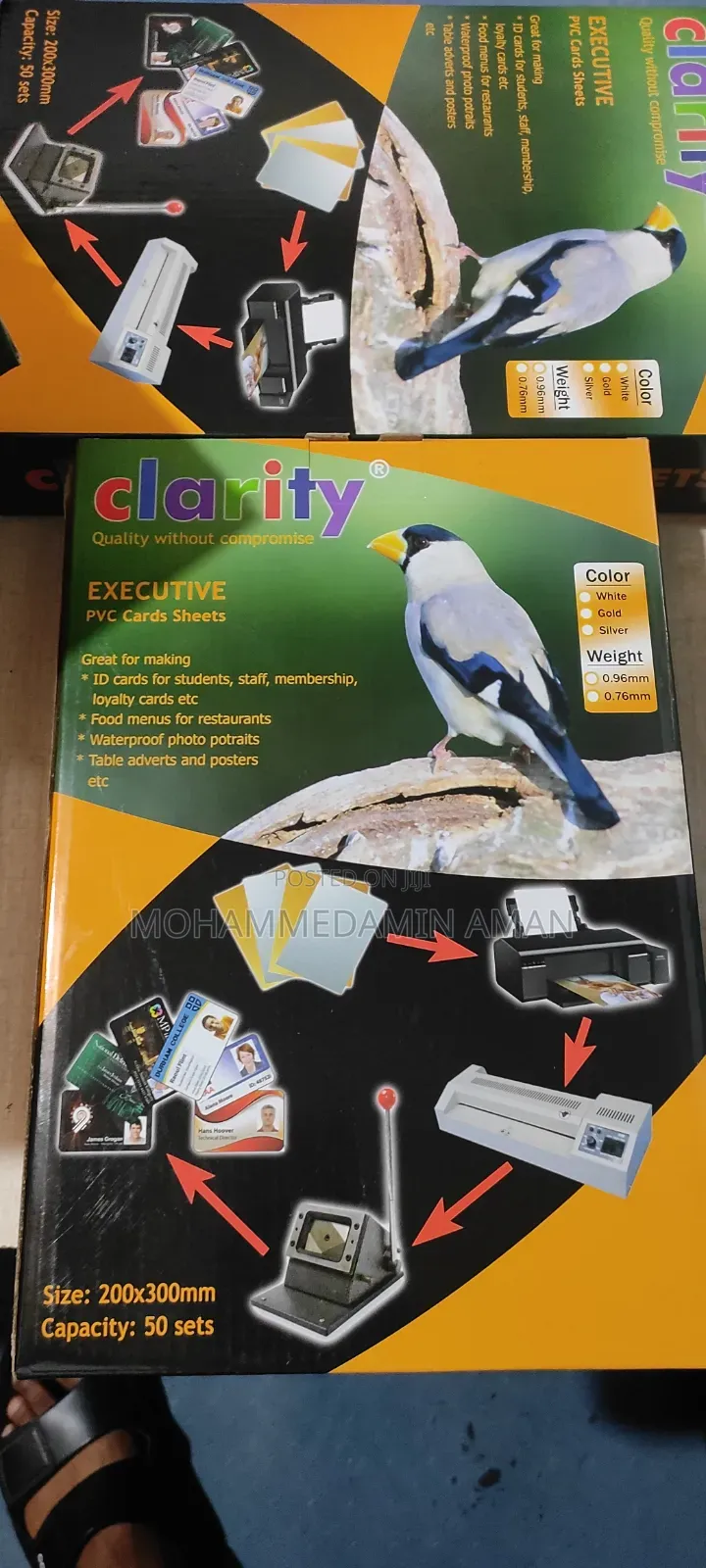 Clarity PVC Cared Sheet