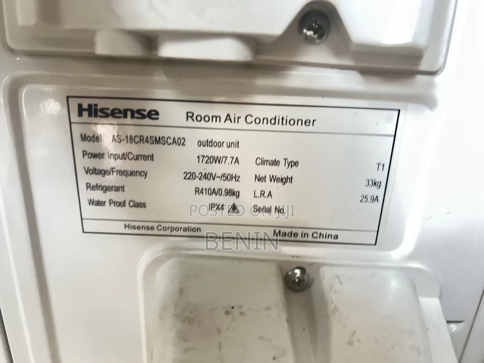 Hisense 18000.Btu Air Conditioners Delivery