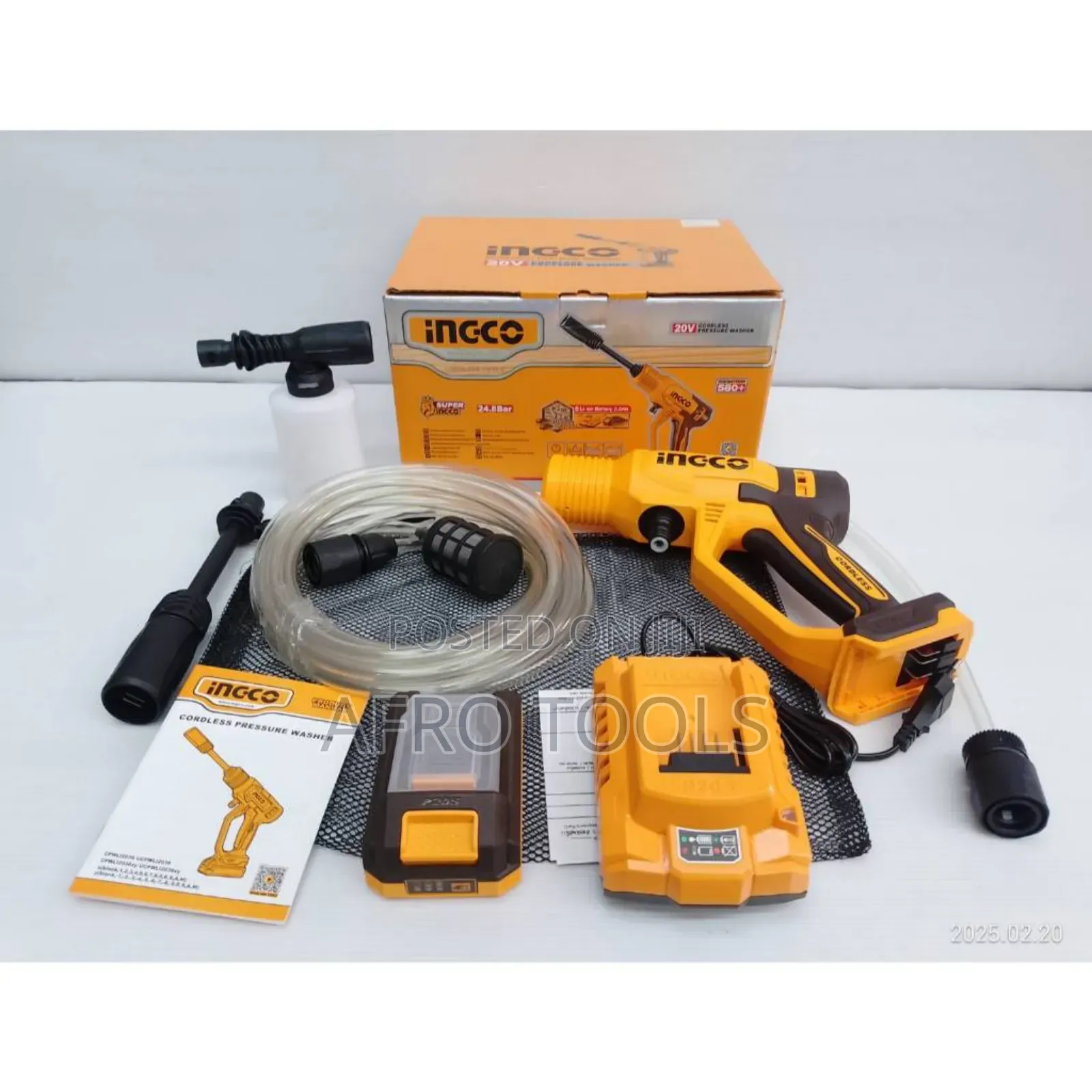 Cordless Ingco Pressure Washer