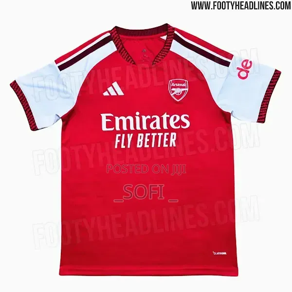 New 2026/27 Arsenal Home Jersey