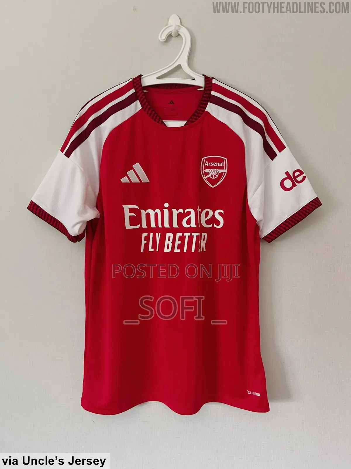 New 2026/27 Arsenal Home Jersey