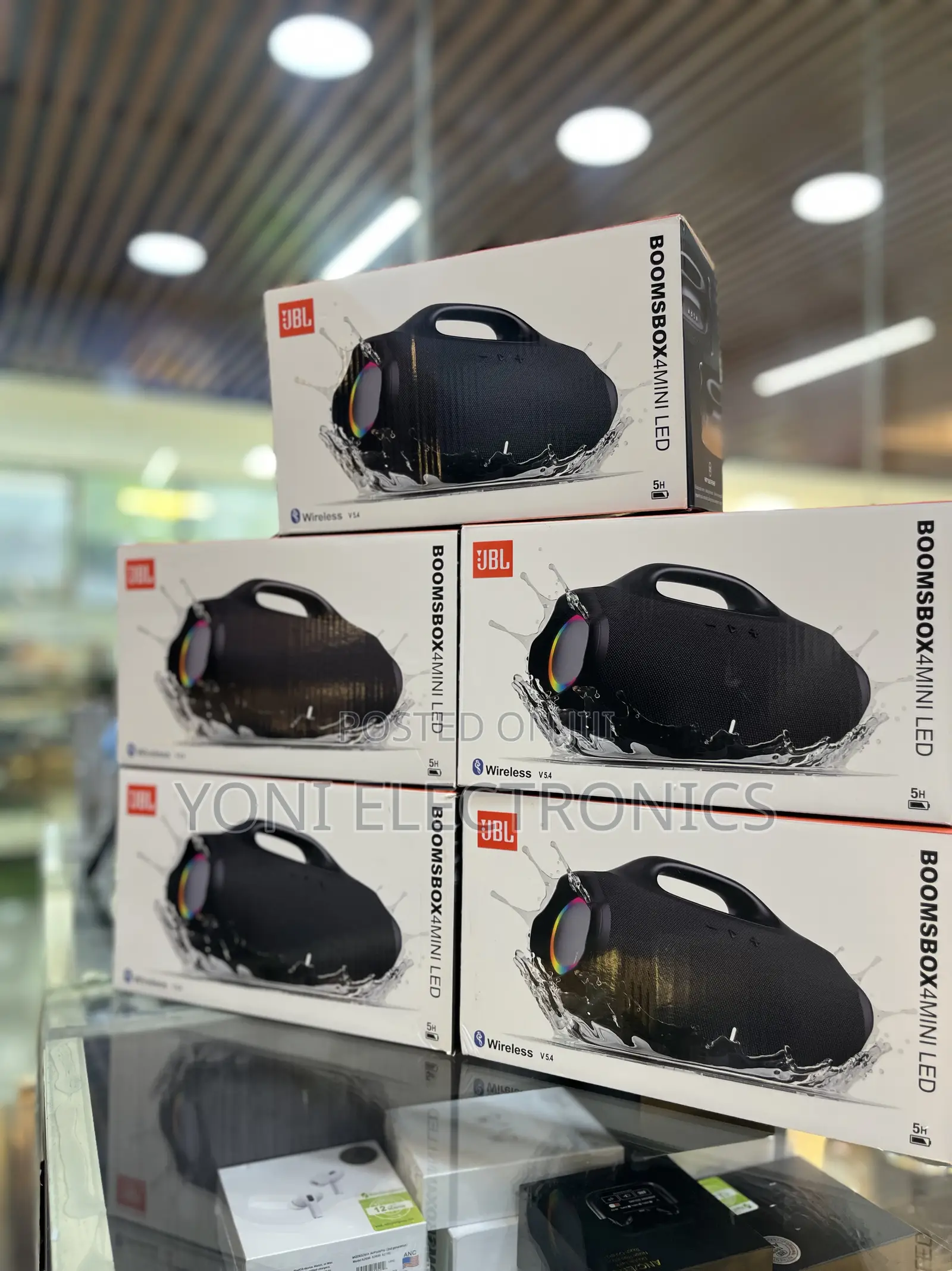 Portable Wireless Bluetooth Speaker – Boomsbox 4 Mini Led