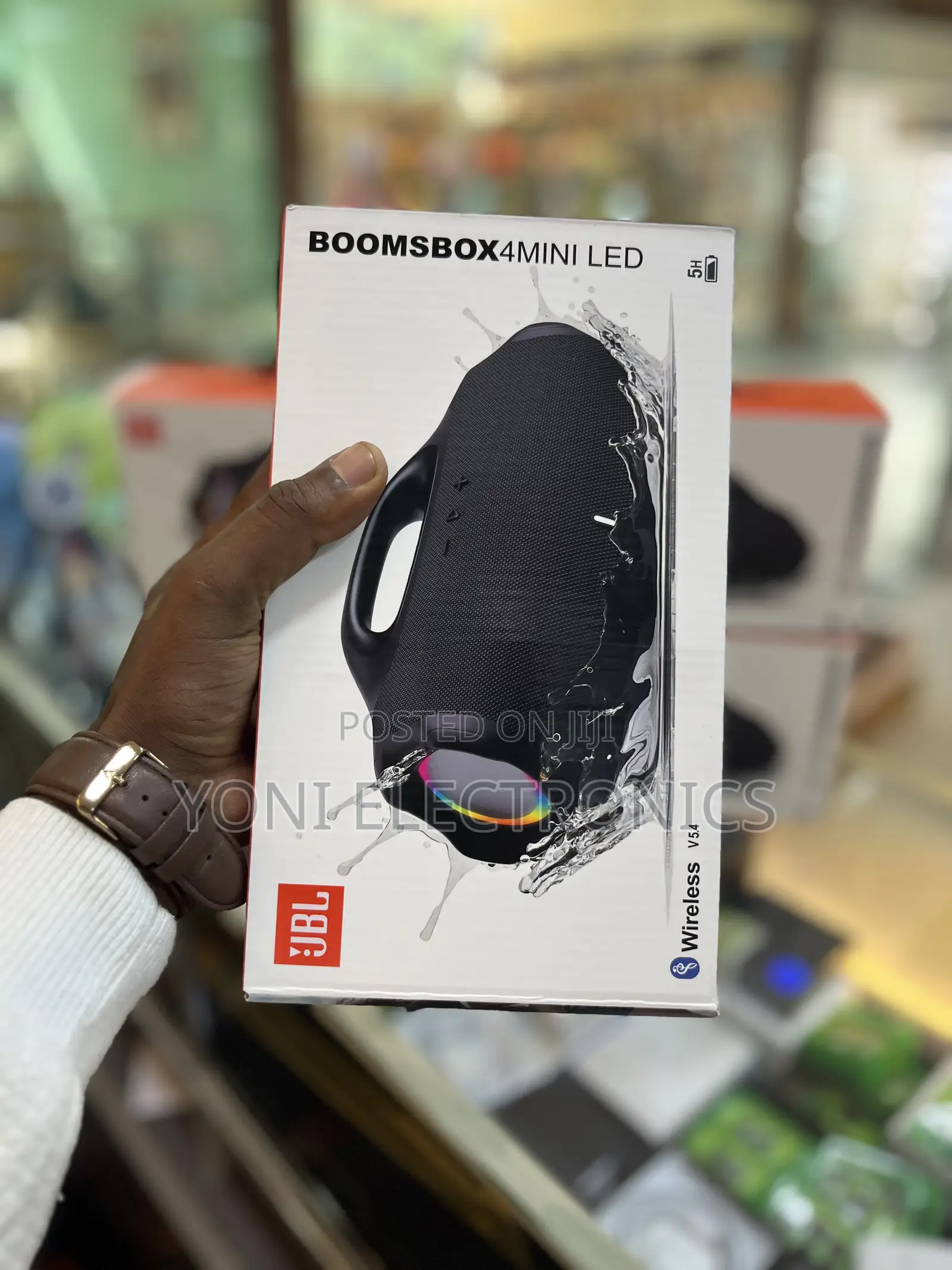 Portable Wireless Bluetooth Speaker – Boomsbox 4 Mini Led