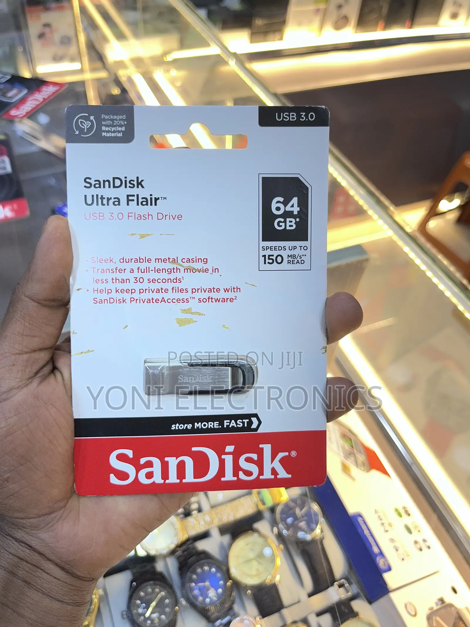 Sandisk Ultra Flair 64gb Usb 3.0 Flash Drive