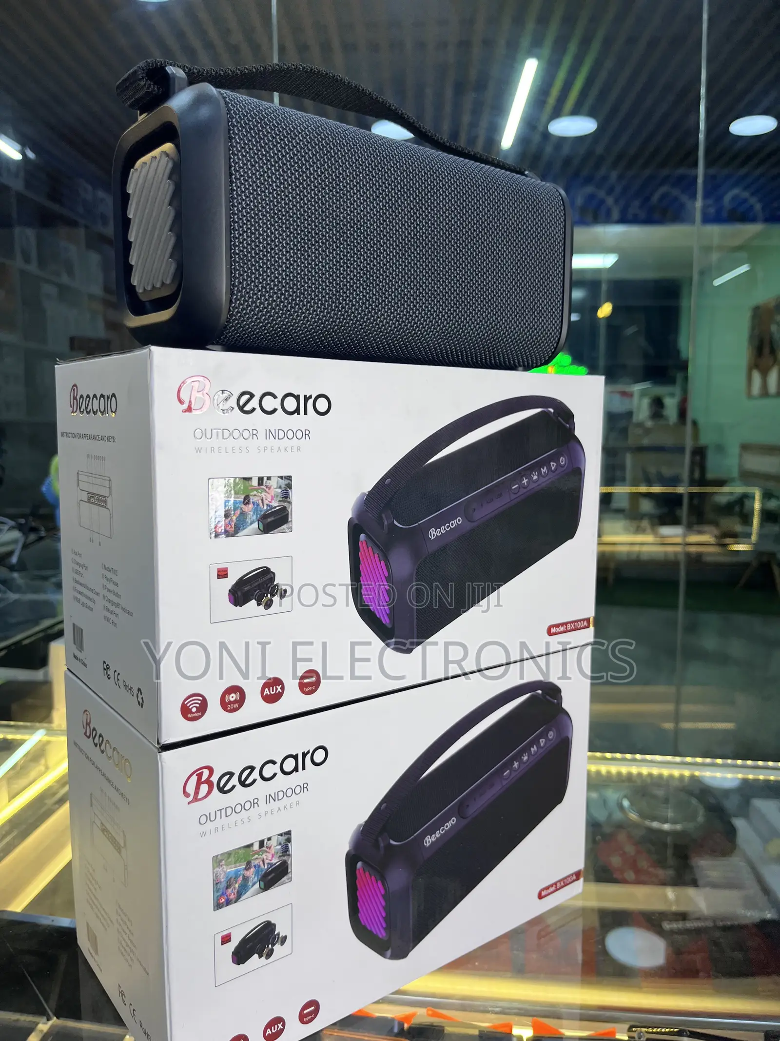 Beecaro 60w Outdoor/Indoor Portable Wireless Speaker