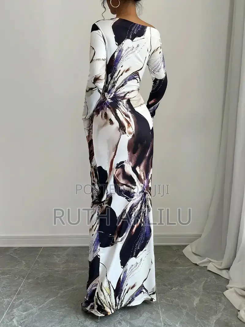 Women's All-Over Print Maxi Dress