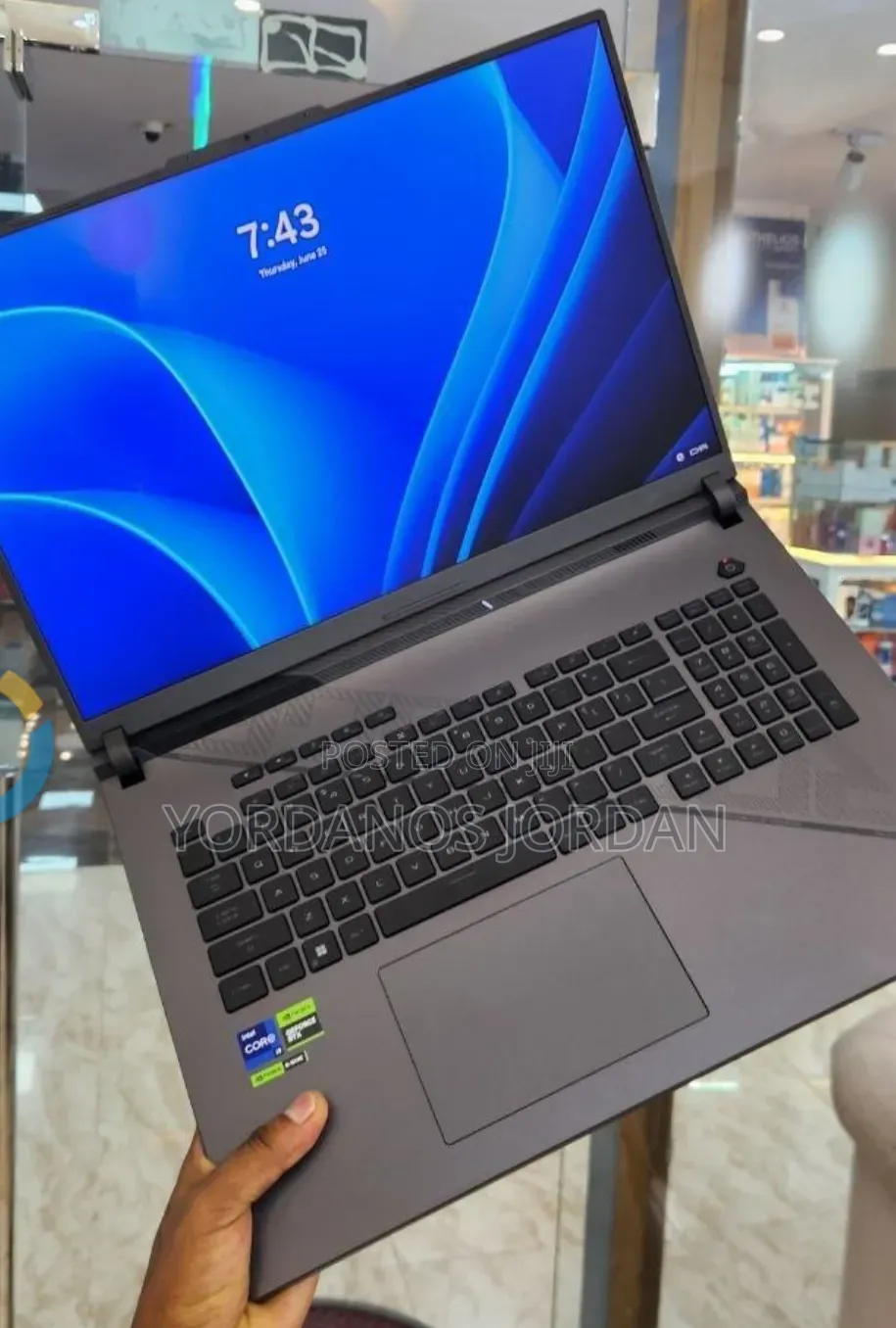 New Laptop Asus ROG Strix GL503 32GB Intel Core i9 SSD 2T