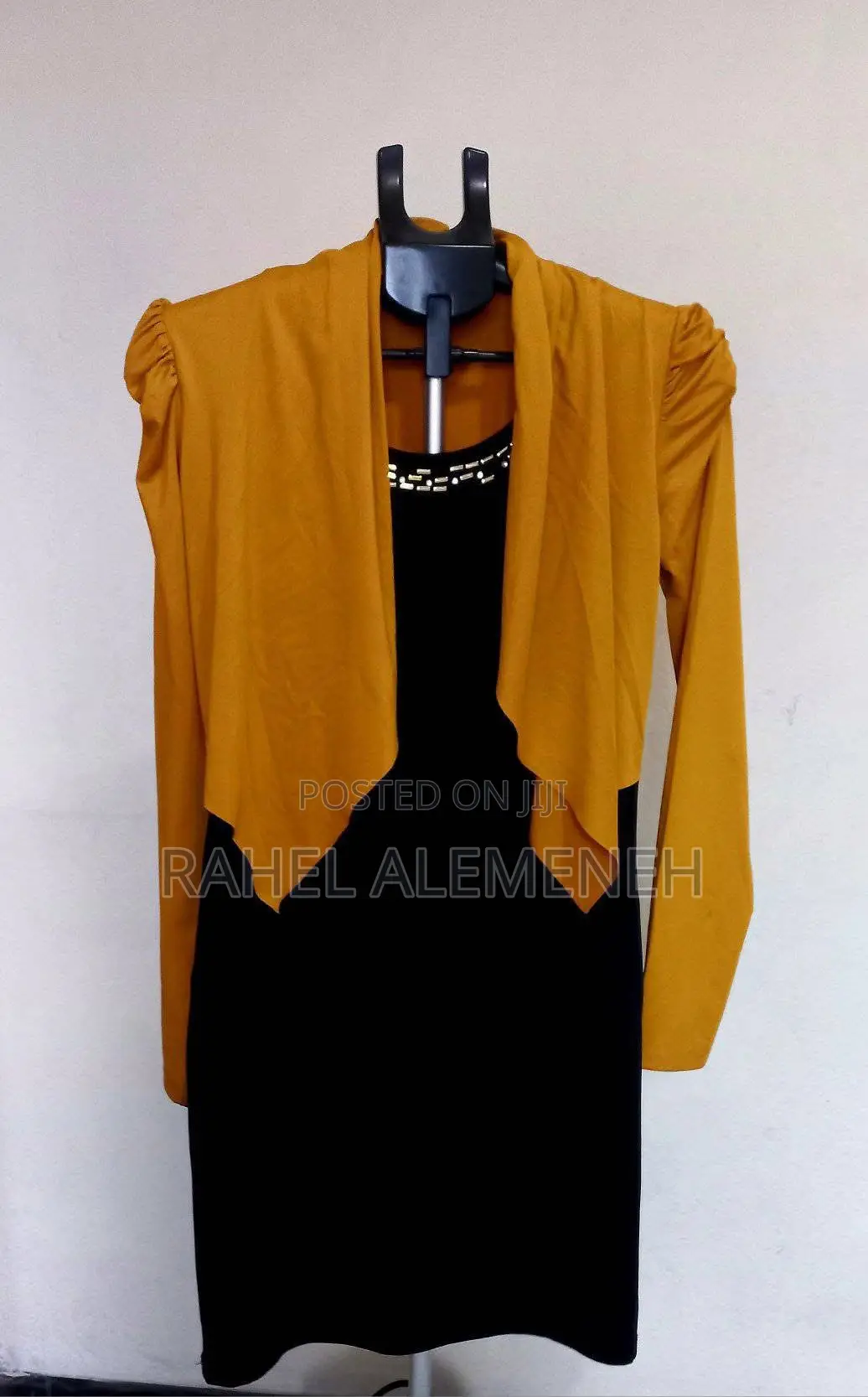 Gorgeous v Neck Yellow Dress