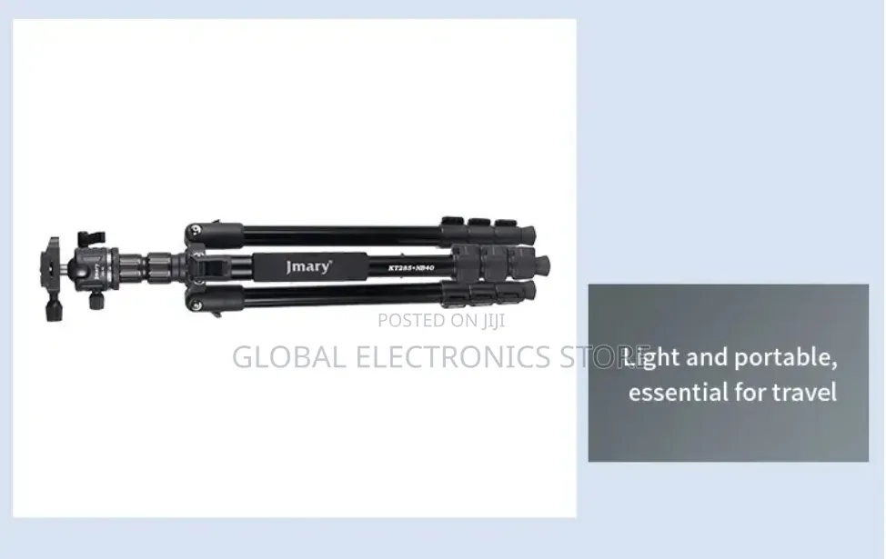 Jmary 2 In 1 Heavy Duty Tripod Monopod (Max 1.74m 4kg)