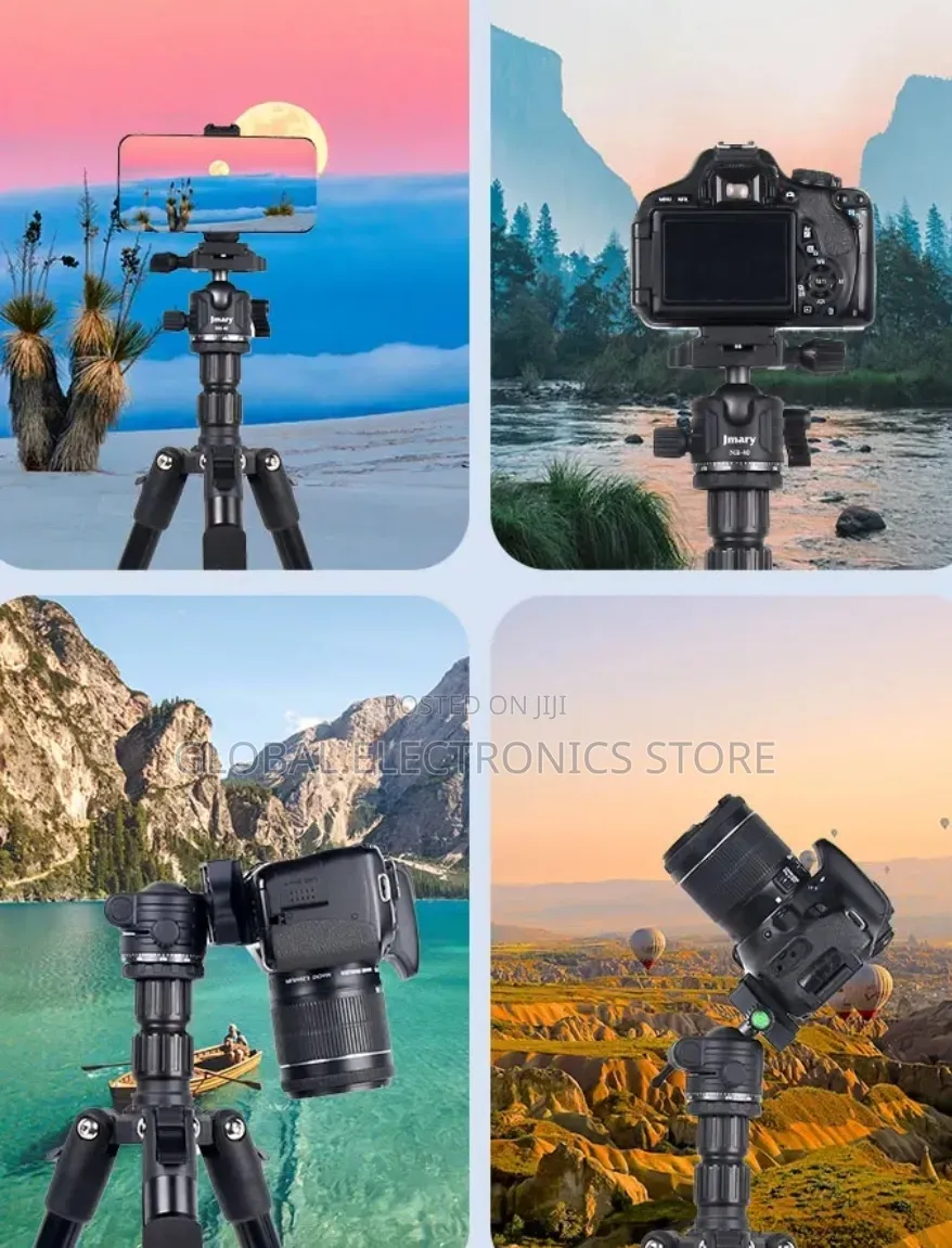 Jmary 2 In 1 Heavy Duty Tripod Monopod (Max 1.74m 4kg)
