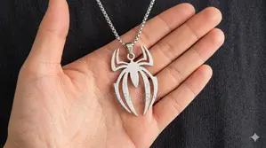 Spider-Man Logo Pendant Necklace
