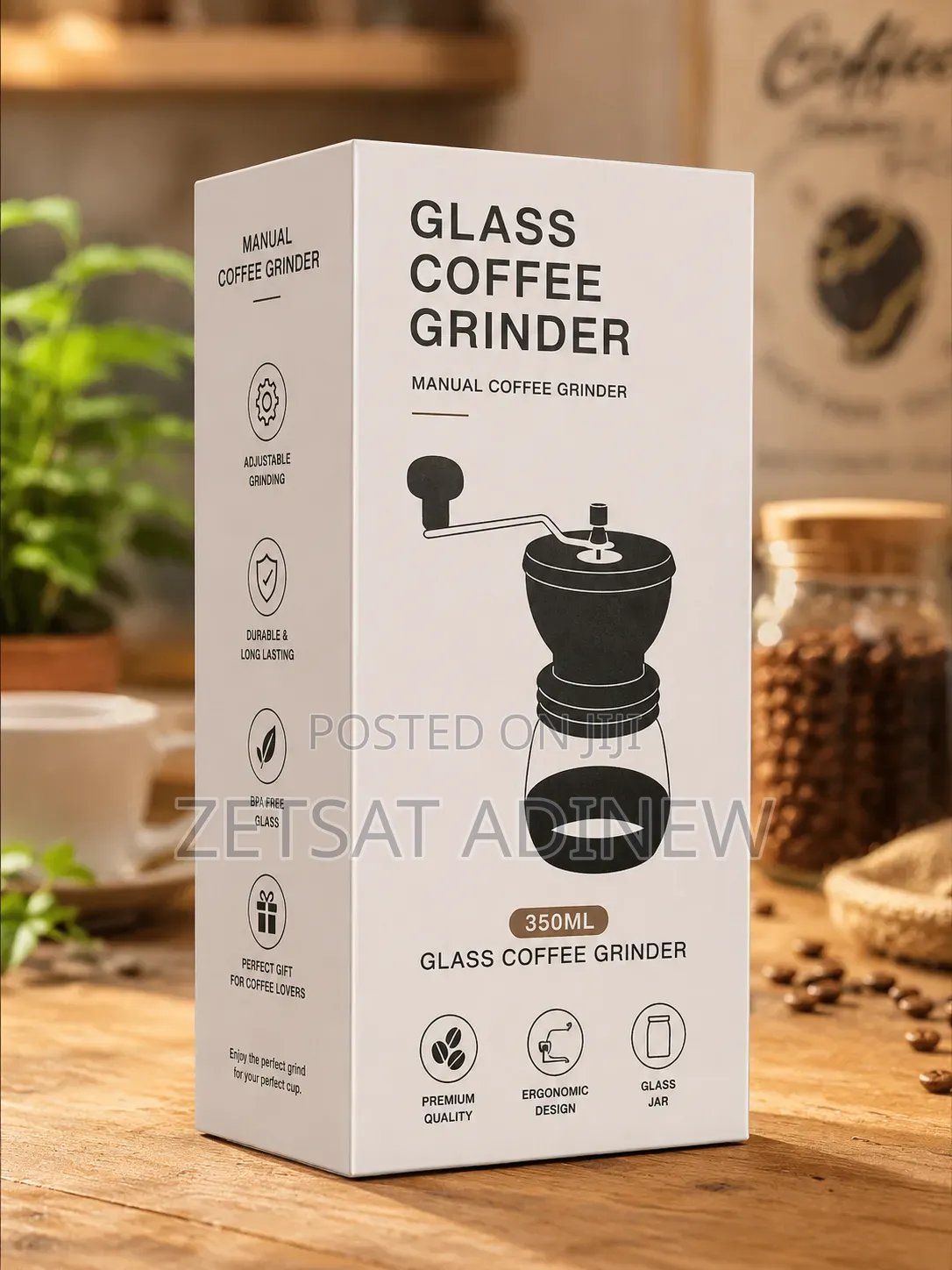 Glass Coffee Grinder