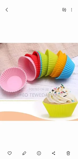 12pc Reusable Silicone Cupcake Molds