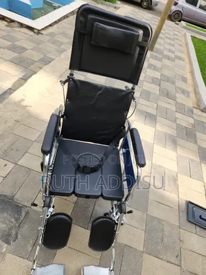 Reclining Commode Wheelchair With Round Bucket Seat Wheelchair New