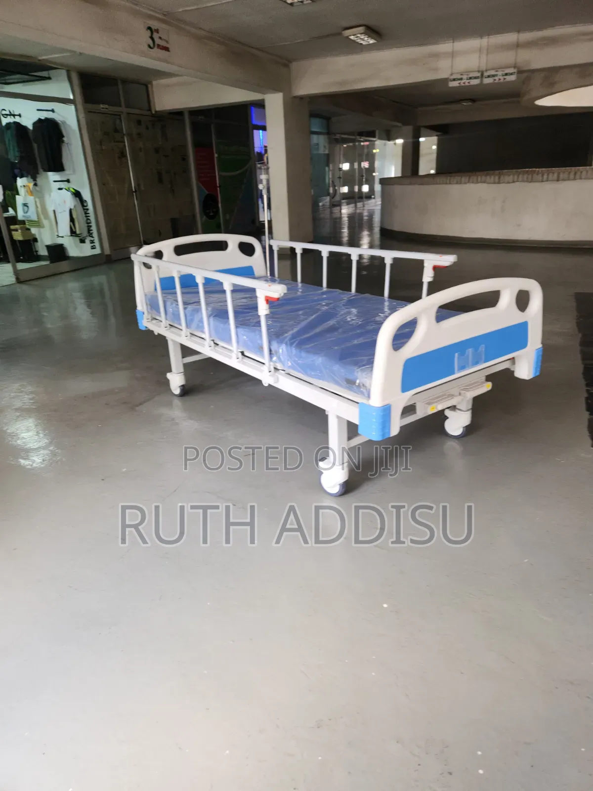 Hospital Furniture Bt602m 2 Function Manual Patient Bed With Brand New