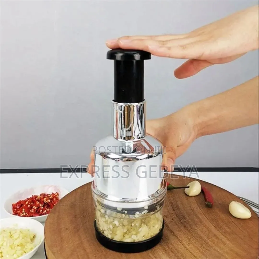 Manual Magic Vegetable Chopper ያለ ኤሌክትሪክ ሽንኩርት፣ ዝንጅብል፣ ሚጥሚጣና ሌሎች መክተፍያ