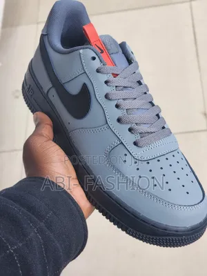 Nike Air Force 1 Low Sneakers in a Grey "Anthracite